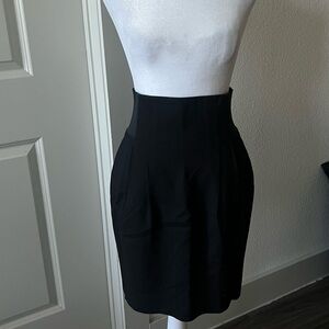 Bcbg black high waisted pencil skirt